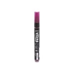 Pebeo Vitrea 160-Glass Paint Glossy Marker, Bengal Pink