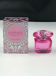 2 X Versace Bright Crystal Absolu 5ml Edp Miniature ( Very Rare & Hard To Find )