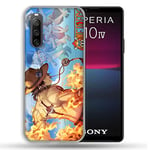 Coque pour Sony Xperia 10 IV (4) Manga One Piece Ace Color