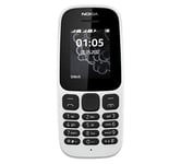 Nokia 105 1.8-Inch SIM Free Feature Phone - White