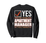 Retro Profession I'm The Apartment Manager Sweatshirt