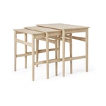 Carl Hansen & Son CH004 nesting tables satsbord Vitoljad ek