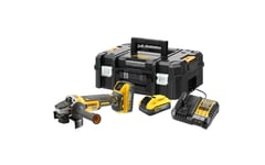 Vinkelsliper DeWalt DCG409H2T-QW; 18 V; 2x5,0 Ah batt.