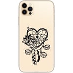 Coque Iphone 12 MINI Dreamcatcher coeur noir