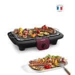 Barbecue électrique de table TEFAL BG90E514 - Bac récupérateur à eau - Fabriqué en France