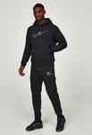 Nike Mens Athletic Fleece Cargo Tracksuit in Black material_fleece - Size Medium