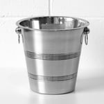 Champagne Bucket Silver Vintage Wine Bottle Cooler Ice Beer Drinks Pail Home Bar