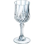 6 likörglas 6cl Longchamp - Cristal d'Arques - Ultratransparent glas med vintagedesign Cristal Look