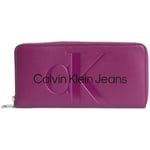 Portefeuille Calvin Klein Jeans  Compagnon  Ref 61294 Violet 19*10*2 cm