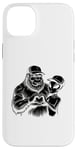 Coque pour iPhone 14 Plus Funny Cryptid Bigfoot Alien Love Valentine Monster Femme Homme