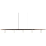 Linea Verdace twinline Plafonnier Suspension Barre Droite Bronze