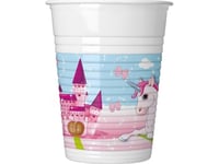 Unicorn Plastmuggar 200Ml 8St