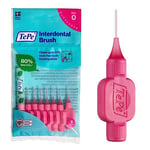 TePe Interdental Brush, Original, Pink, 0.4mm/ISO 0, 8pcs, Plaque Removal, efficient Clean Between Teeth, Tooth Floss, for Narrow Gaps