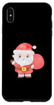Coque pour iPhone XS Max Ho-Ho-Holiday Cheer: Père Noël en action