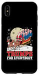 Coque pour iPhone XS Max Trumps For Everybody Santa Sleigh Christmas Holiday (Les