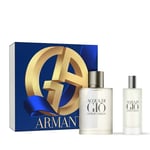 EMPORIO ARMANI ACQUA DI GIO 50ml & 15ml Edt  SPRAY BRAND NEW GIFT SET MENS NEW