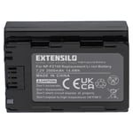 EXTENSILO 1x Batterie compatible avec Sony Alpha A6600, A7S III, A6700, ILCE-6600, A7C R, ILCE-6700, 6700 appareil photo (2000mAh, 7,2V, Li-ion)