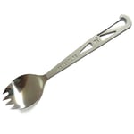 Lifeventure Titanium Forkspoon Spork - Ultra Lightweight Camping Cutlery Ideal For Camping Or Travel,Silver,160 x 40 x 20mm