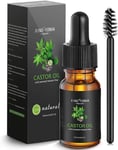 Castor Oil, Hair Growth Oil Pure Cold Pressed Castor Oil for Eyelashes Eyebrows