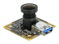 Delock Usb 3.2 Gen 1 Camera Module - Övervakningskamera - Kort - Färg - 4.9 Mp - 2560 X 1920 - Fast Lins - Usb 3.2 Gen 1 - Mjpeg - Dc 5 V