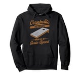 Cornholio Unleashed Bags fly at sonic speed vintage Cornhole Pullover Hoodie