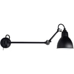 Lampe Gras N°204 L40 SW Vägglampa, Svart