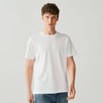 Roundneck Cotton Jersey Tee Men - White