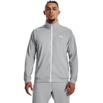 Under Armour Sportstyle Tricot Jacket Sweatshirt Homme, Gris Mod / / Blanc, L