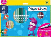 Paper Mate - Children's Colouring Felt Tip Pens 24-Blister (2166508)