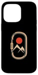 Coque pour iPhone 14 Pro Max Mousqueton de montagne minimaliste