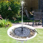 XM Fontaine solaire flottante 10V Fontaine d'eau de piscine pour pompe d'étang bain d'oiseaux panneau d'arrosage extérieur décoration de jardin ju21