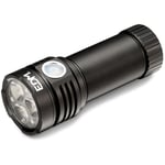 Linterna led flashlight 3 leds osram 30W 3300lm recargable. EDM