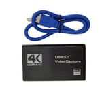 4K 30Hz Usb 3.0 Video Capture Card Hdmi-Yhteensopiva Vhs Board Grabber Ps4 Game Dvd-Kamera Videonauhuri Pelin Suoratoisto