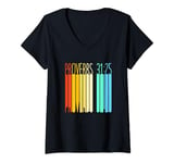 Womens Retro Womens Christian Proverbs 31:25 V-Neck T-Shirt