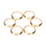 6Pcs In 14 Nixie Tubes Copper Ring Diy Clock Decorative Rings For In 14 Nixie Tu