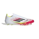 adidas F50 Elite Laceless Ag Pure Victory - Vit/svart/gul - Konstgräs (Ag), storlek 42⅔