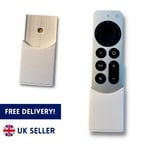 White Apple TV Remote Control Holder Wall Mount Screw Bracket Organiser Caddy UK