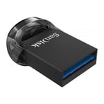 SanDisk 256 Go Ultra Fit USB 3.2, Clé USB, des vitesses allant jusqu'à 400 Mb/s