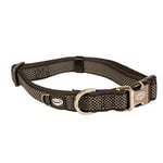 duvoplus, Collier Confortable et Contemporain GA mme EXPLOR North, Taille 40-65 cm/25 mm Noir, pour Chien, Idéal pour des promenades et expéditions aventureuses