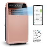 Metrobreeze New York Smart 12k climatiseur mobile 12000 BTU/3,5 kW EEC A télécommande rose gold