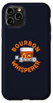 Coque pour iPhone 11 Pro Costume humoristique Bourbon Whisperer pour amateurs de whisky