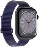 Puro Apple Watch 42-49mm nylonband (blått)