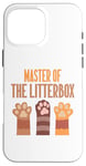 iPhone 16 Pro Max Master of the Litterbox Cat Dad Case