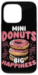 Coque pour iPhone 13 Pro Mini beignets, Big Happiness Mini Donuts