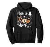 This Is Boo Sheet Halloween Ghost Costumes Men Women Couples Pullover Hoodie