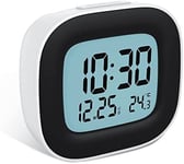 HOMVILLA Alarm Clock, Bedside Alarm Clocks Battery Operated - Digital Clock wit