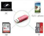 All In 1 Usb Memory Card Reader Micro Usb Otg To Usb 2.0 Adapter Sd/micro Sd