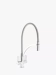 Abode Genio Semi Professional Pull Around Spray 2 Lever Kitchen Tap