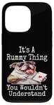 Coque pour iPhone 13 Pro Funny It's A Rummy Thing You Wouldn't Understand Jeu de cartes