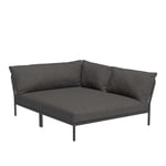 Houe - LEVEL 2 Cozy Corner - Right - Dark Grey - Utendørs sofaer - Henrik Pedersen